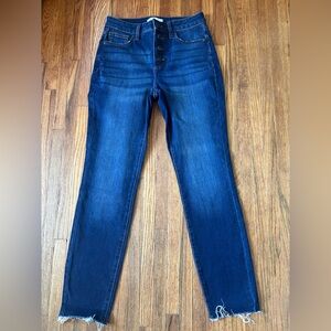 LC Lauren Conrad Blue Skinny Jeans